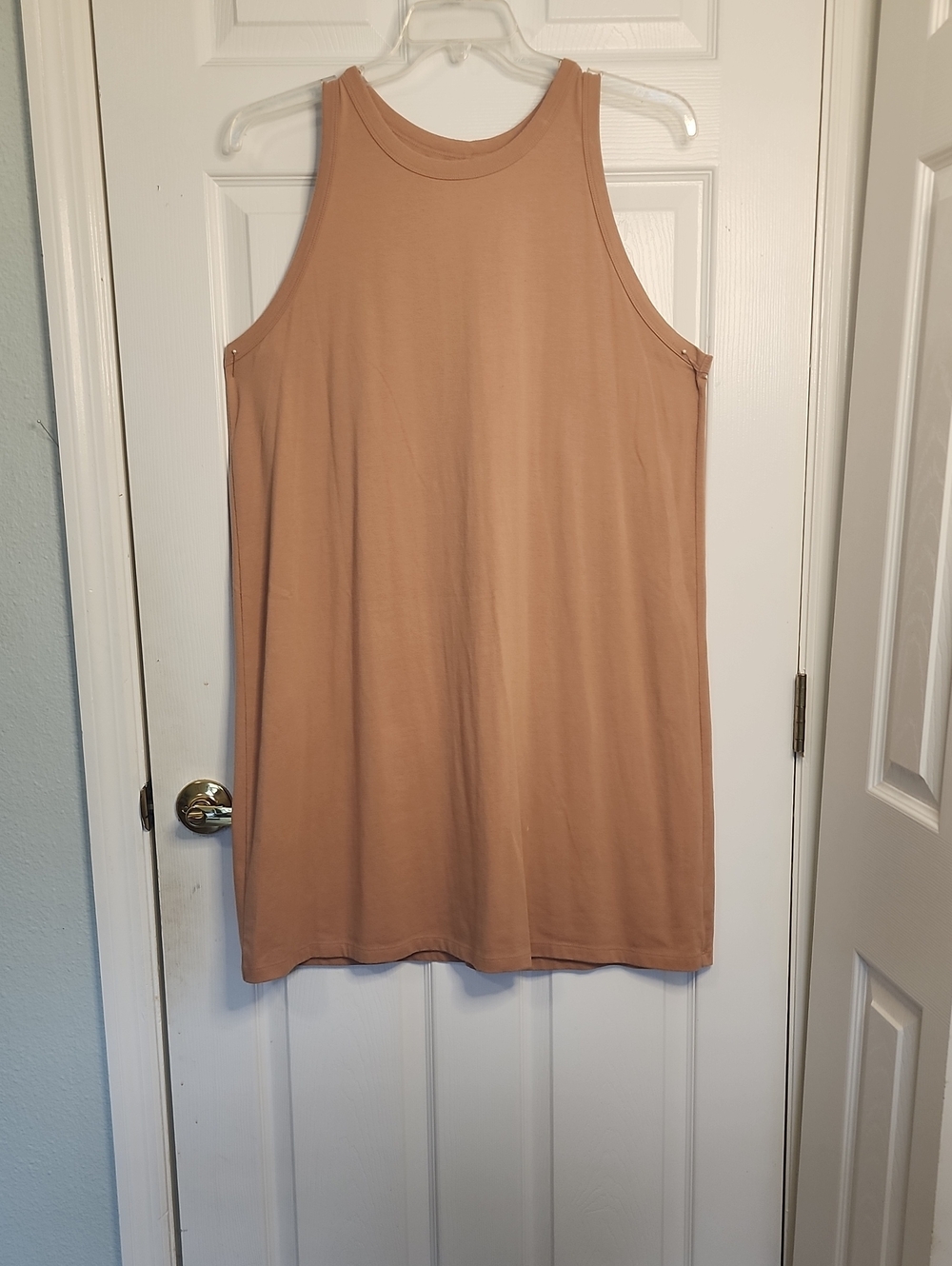 A new day Sleeveless Midi Tank Dress in Tan